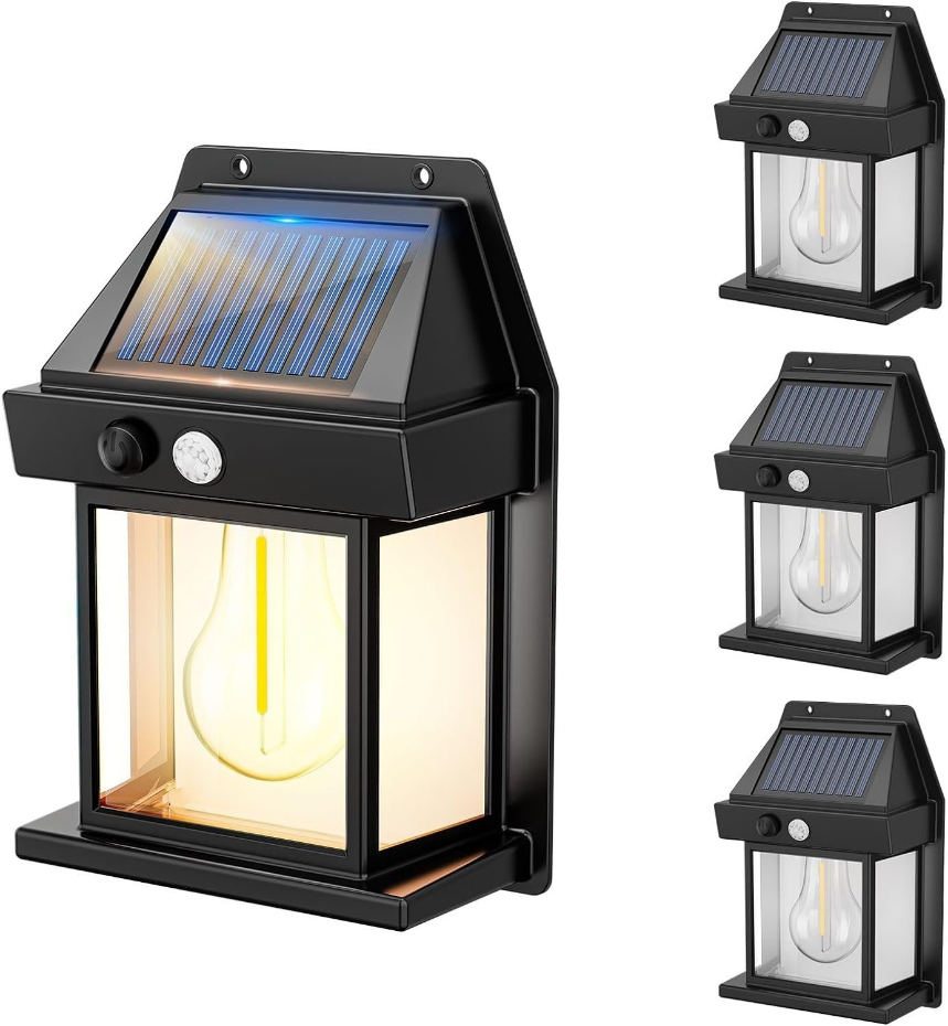 4 Applique solaire sensor SUNFLARE 100LM