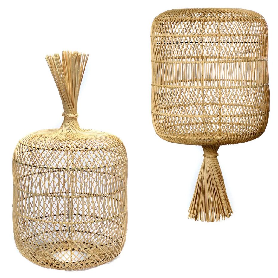 Lampadaire en rotin DUMPLING