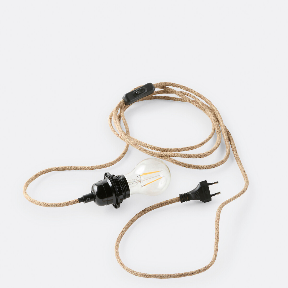 Câble électrique pour applique E27, Baulind
