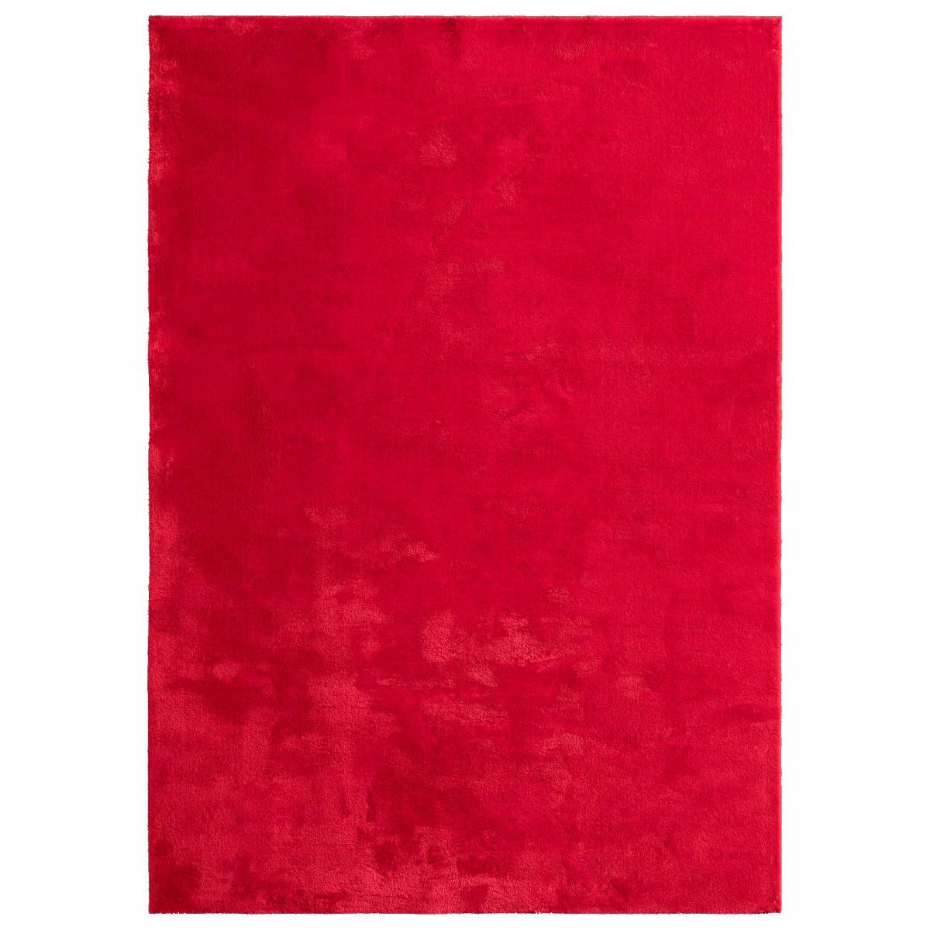 Tapis LYN10 LAVABLE uni, tapis shaggy à longs poils