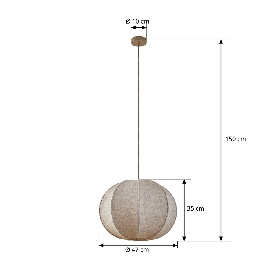 Suspension en textile scandinave, Elfie