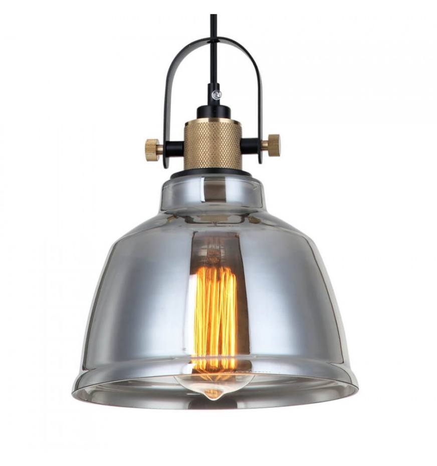 Suspension style industriel en verre - LINZ