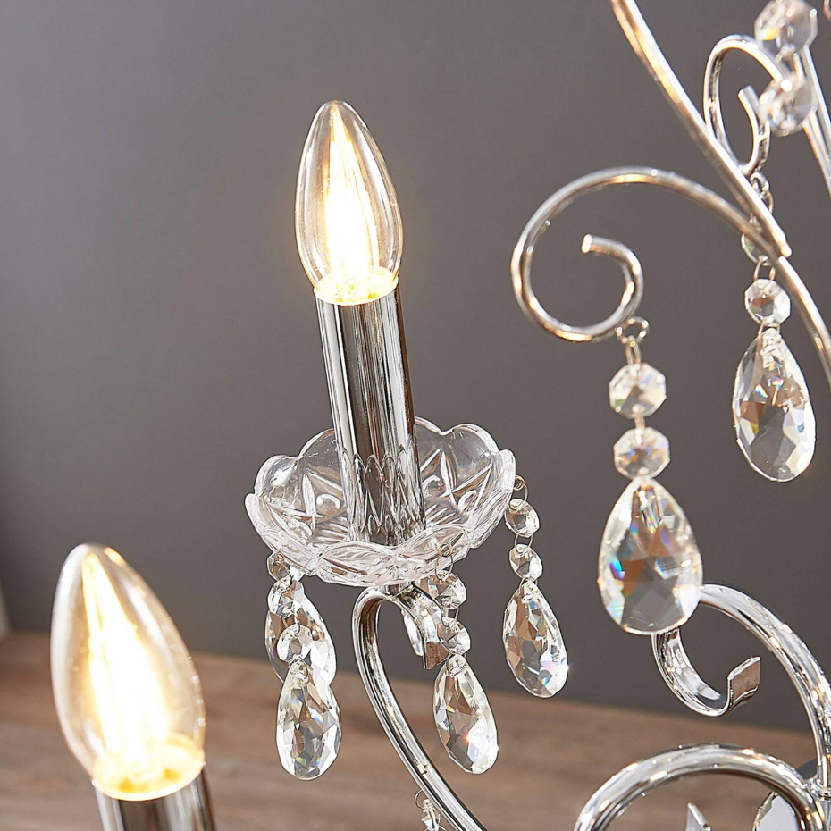 Lustre en cristal en métal, Solveig
