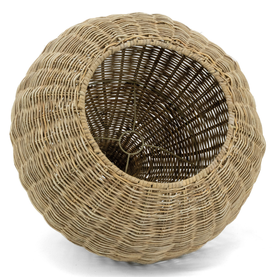Abat-jour suspension boule en poelet