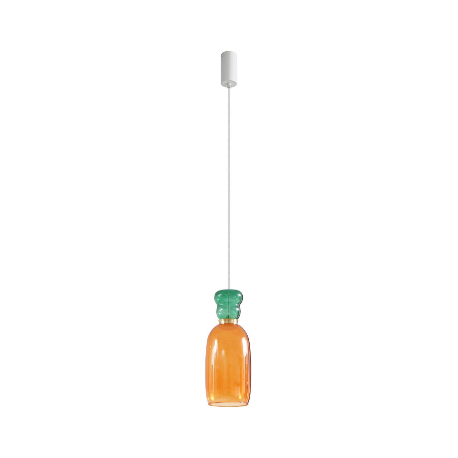Suspension en verre jeunesLED, Fay