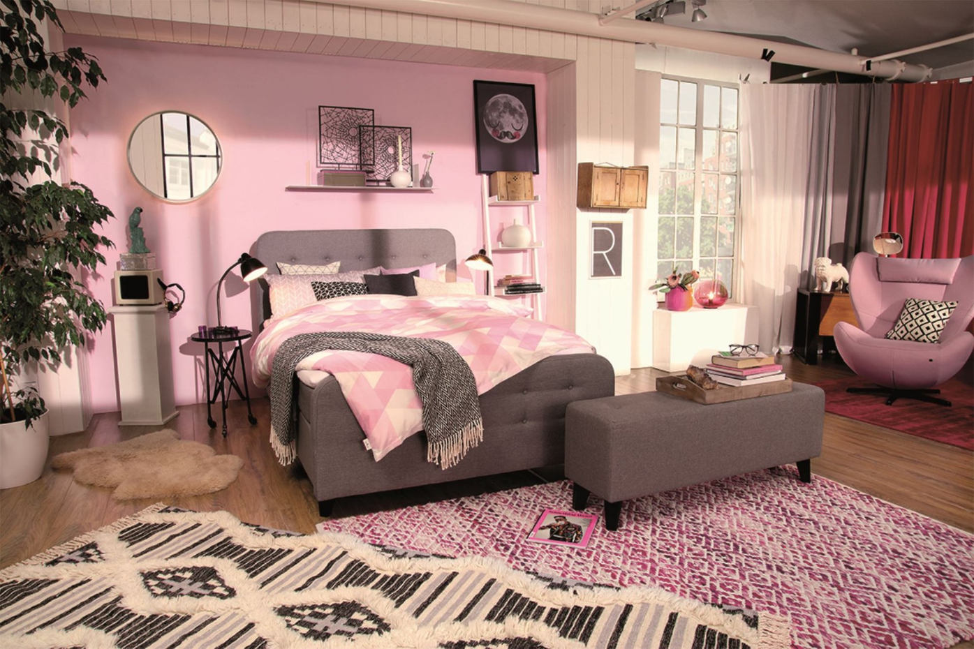 Tapis Smooth Comfort Diamond tissé main
