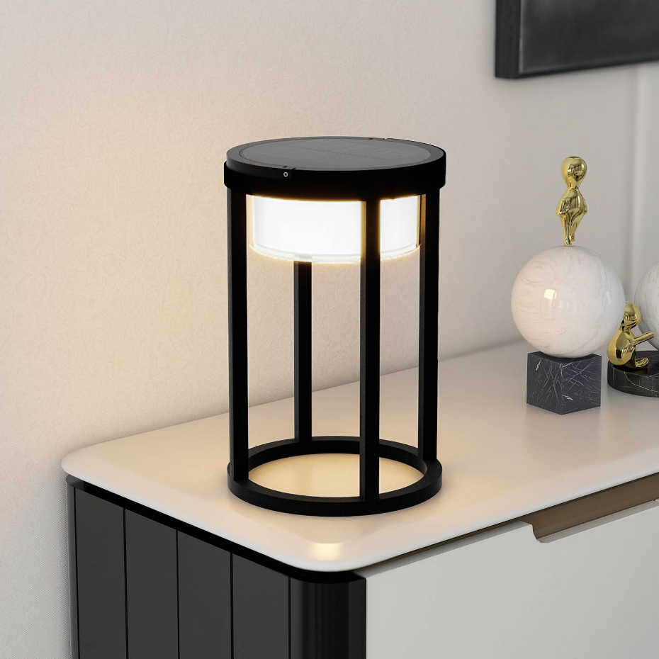 Lampe solaire en aluminium moderneLED