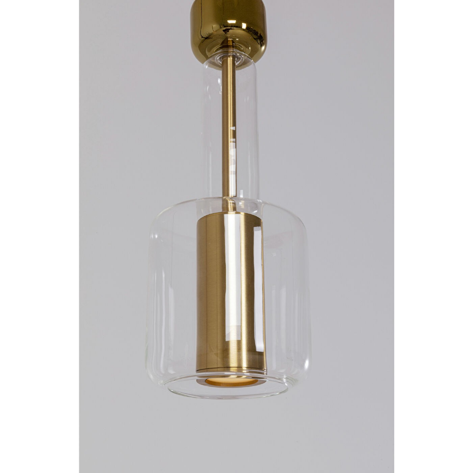 Suspension en verre et acier, CANDY BAR