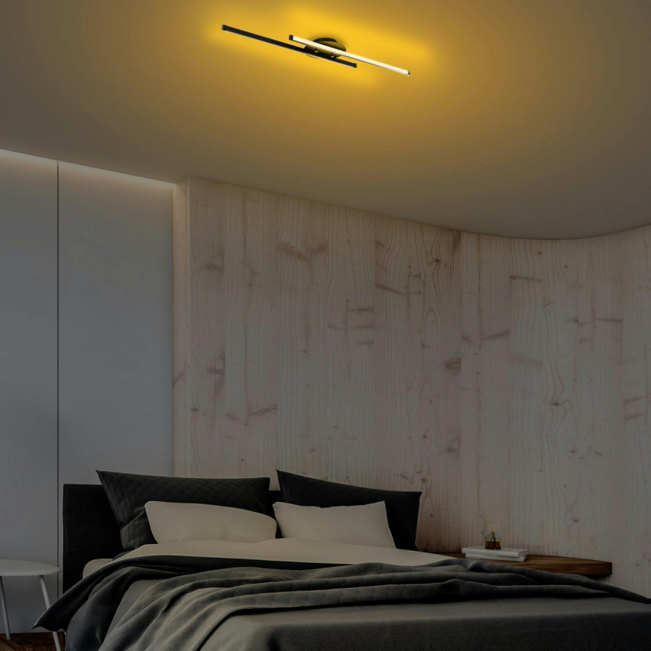 Plafonnier design 2 barres LED VIESTE