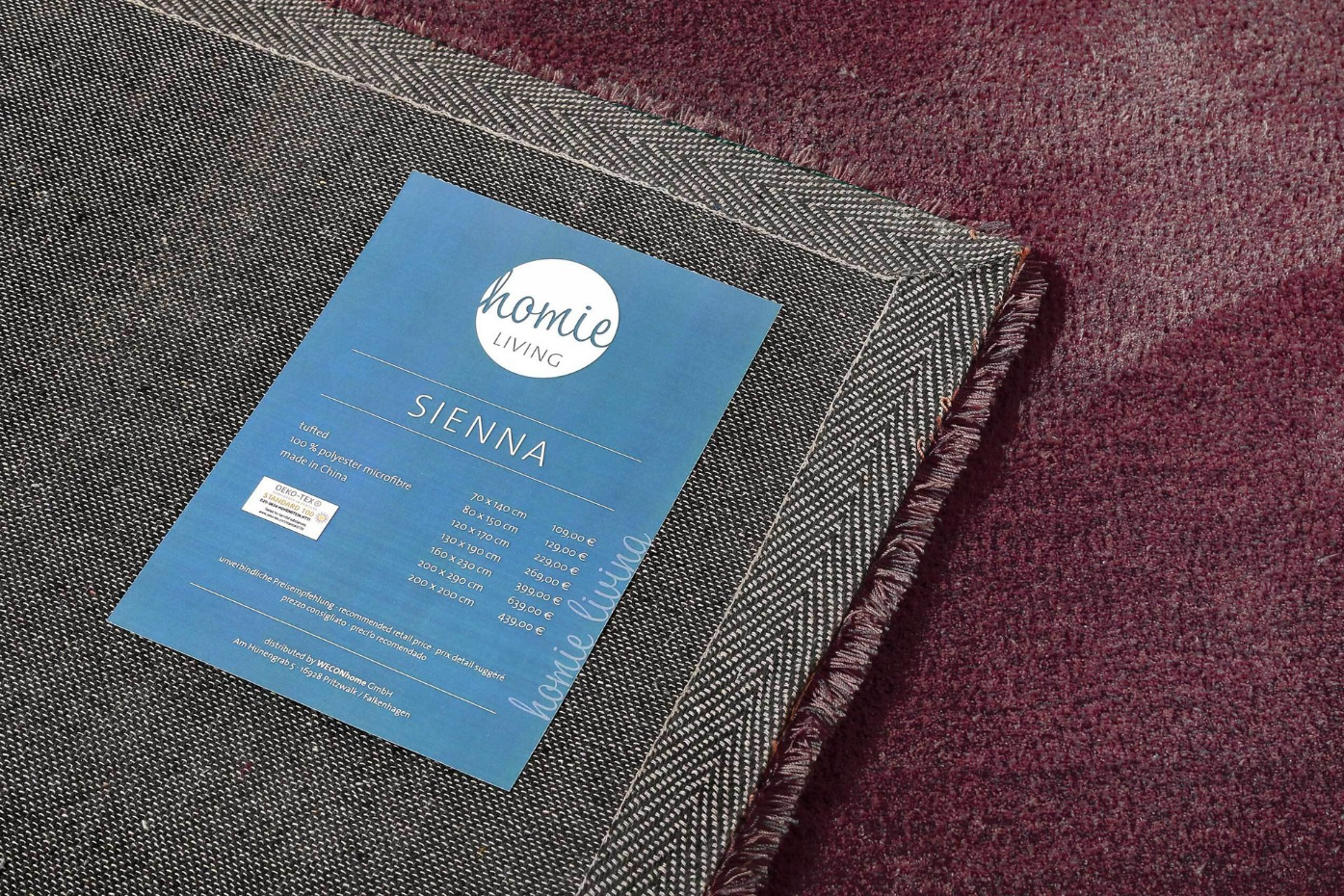 Tapis tufté en microfibre doux et dense ,  SIENNA