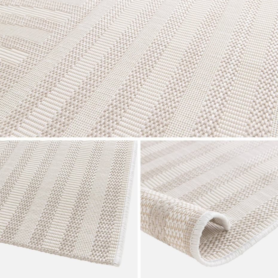 Tapis intérieur/extérieur motif arches beige BELLAMY