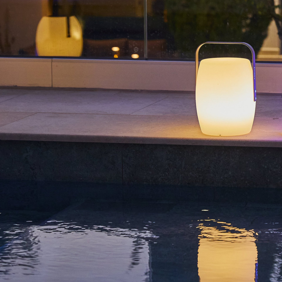 Lanterne sans fil LED LUCY ROCK H31cm
