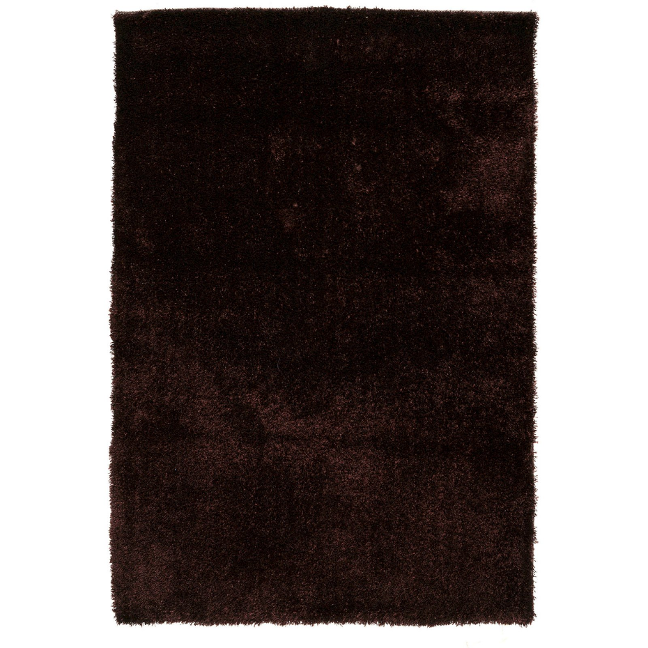 Tapis shaggy en polyester rectangulaire