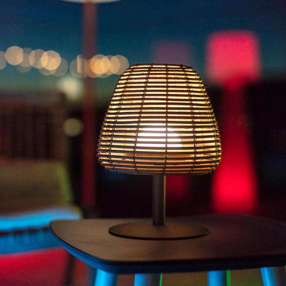 Lampe de table sans fil STANDY MINI BOHEME H25cm
