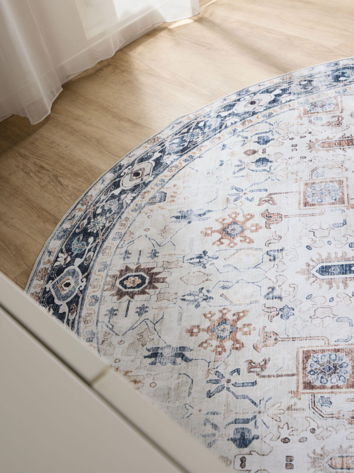 Tapis rond lavables GEORGE