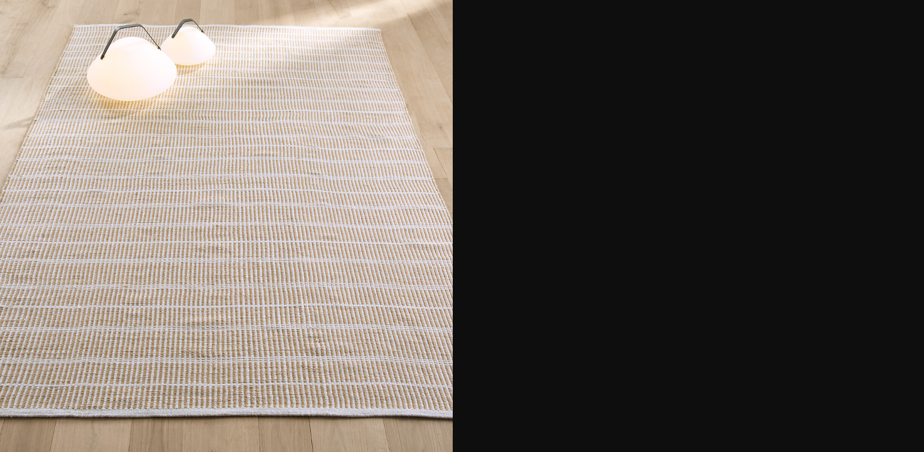 Tapis extérieur polyester recyclé, Linear