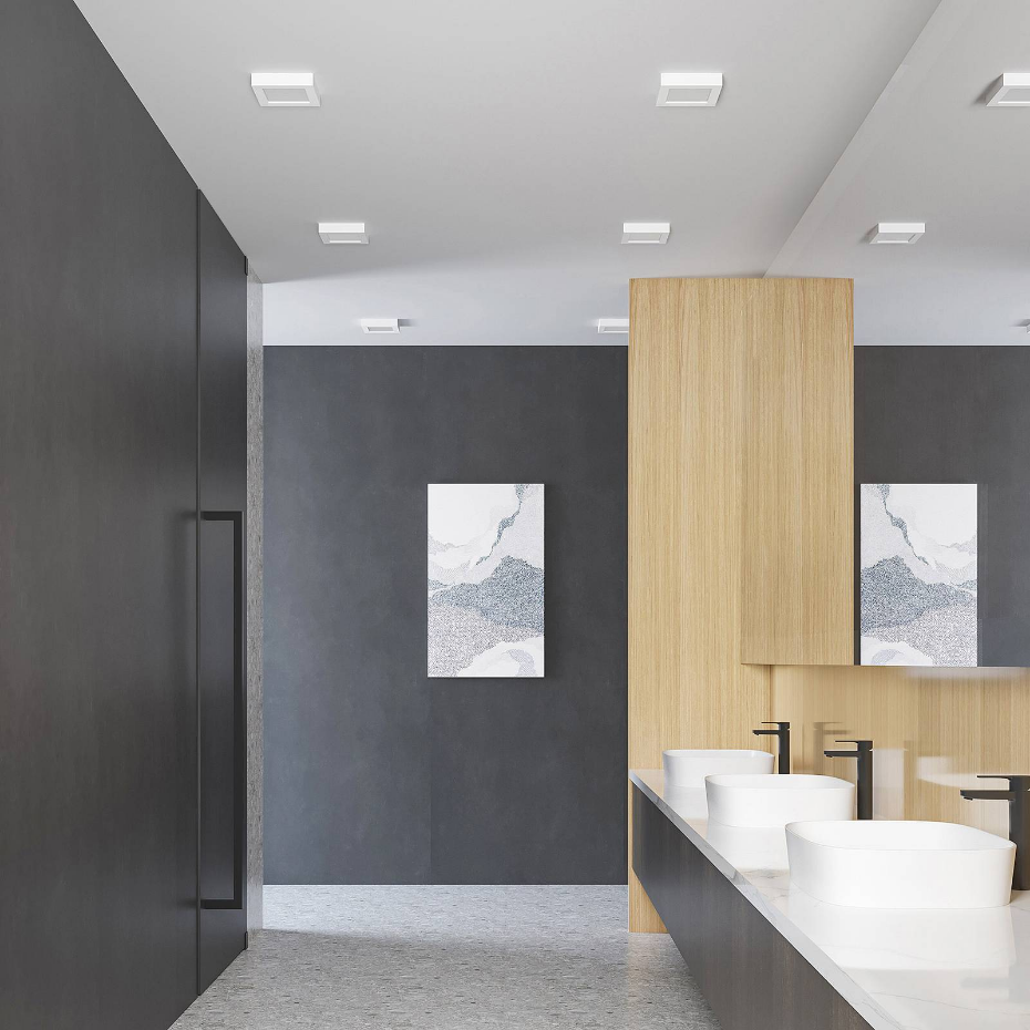 Plafonnier en aluminium moderneLED, Alette