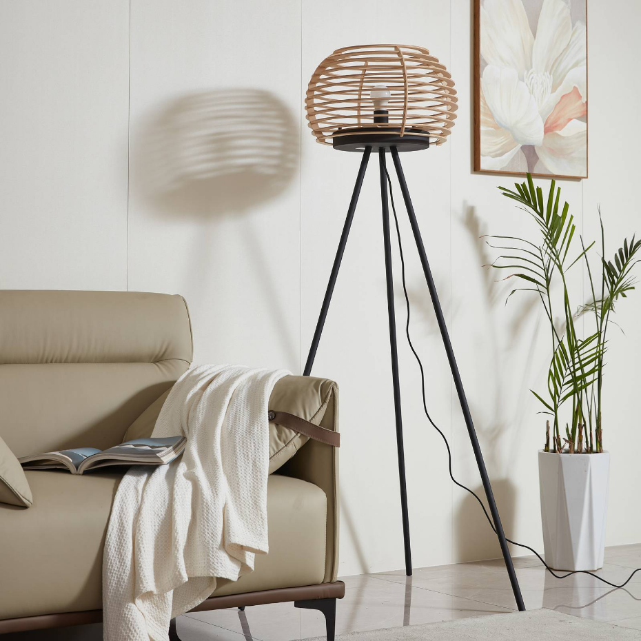 Lampadaire en métal moderne, Ediz
