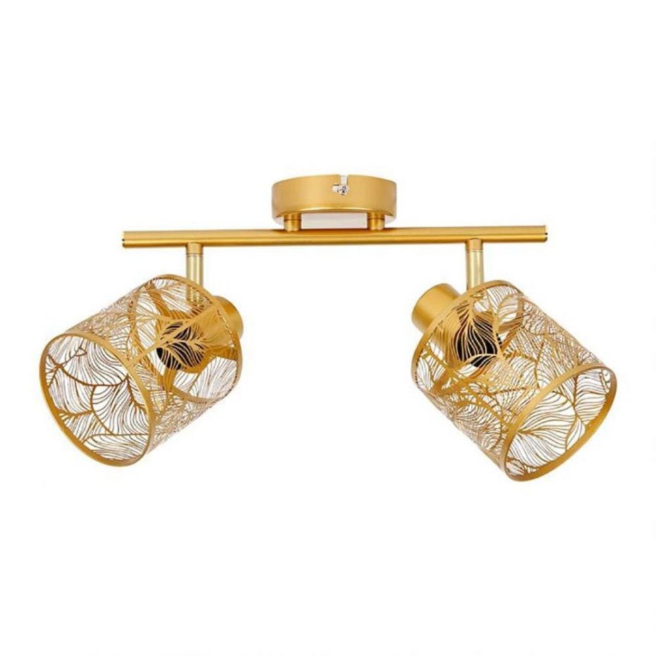 Applique 2 Spots Orientables Calathéa Doré