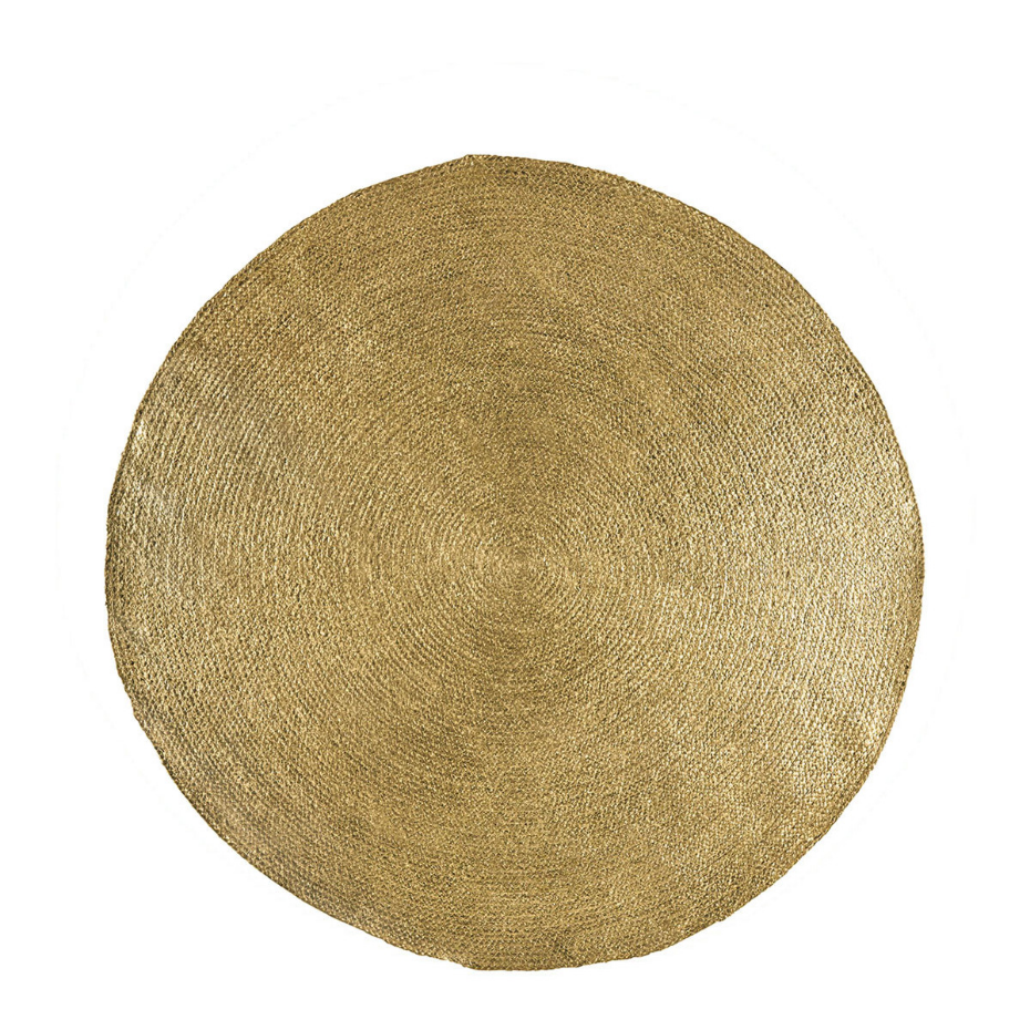 Tapis rond en jute