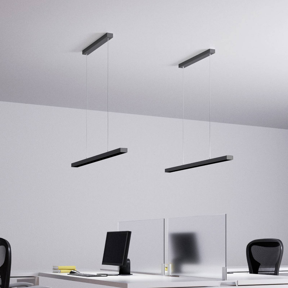 Suspension en aluminium moderneLED, Jolinda