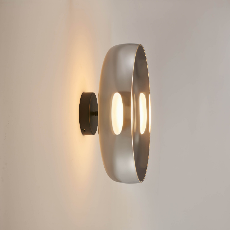 Plafonnier LED en verre fumé - RICCARDO