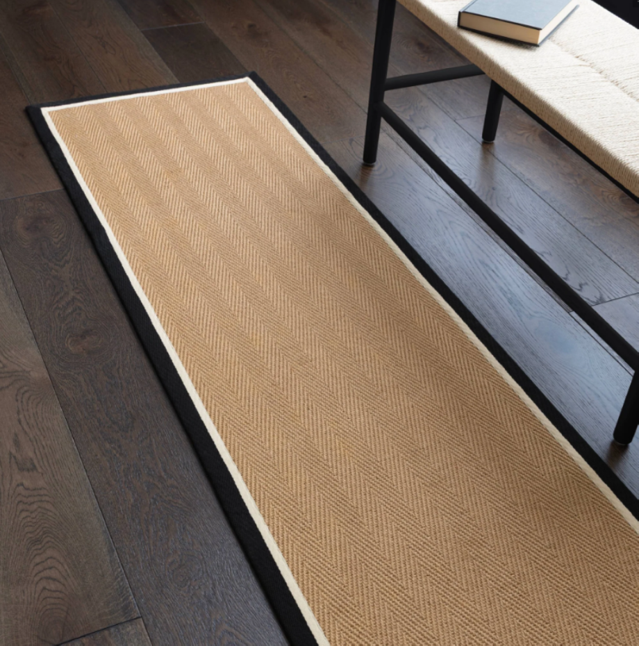 Tapis chambre et salon en jute moderne DORO