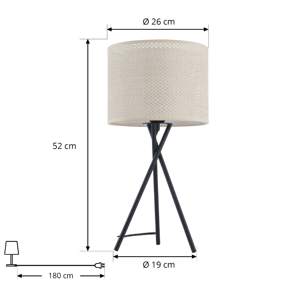 Lampe à poser  traditionnelle, Soula