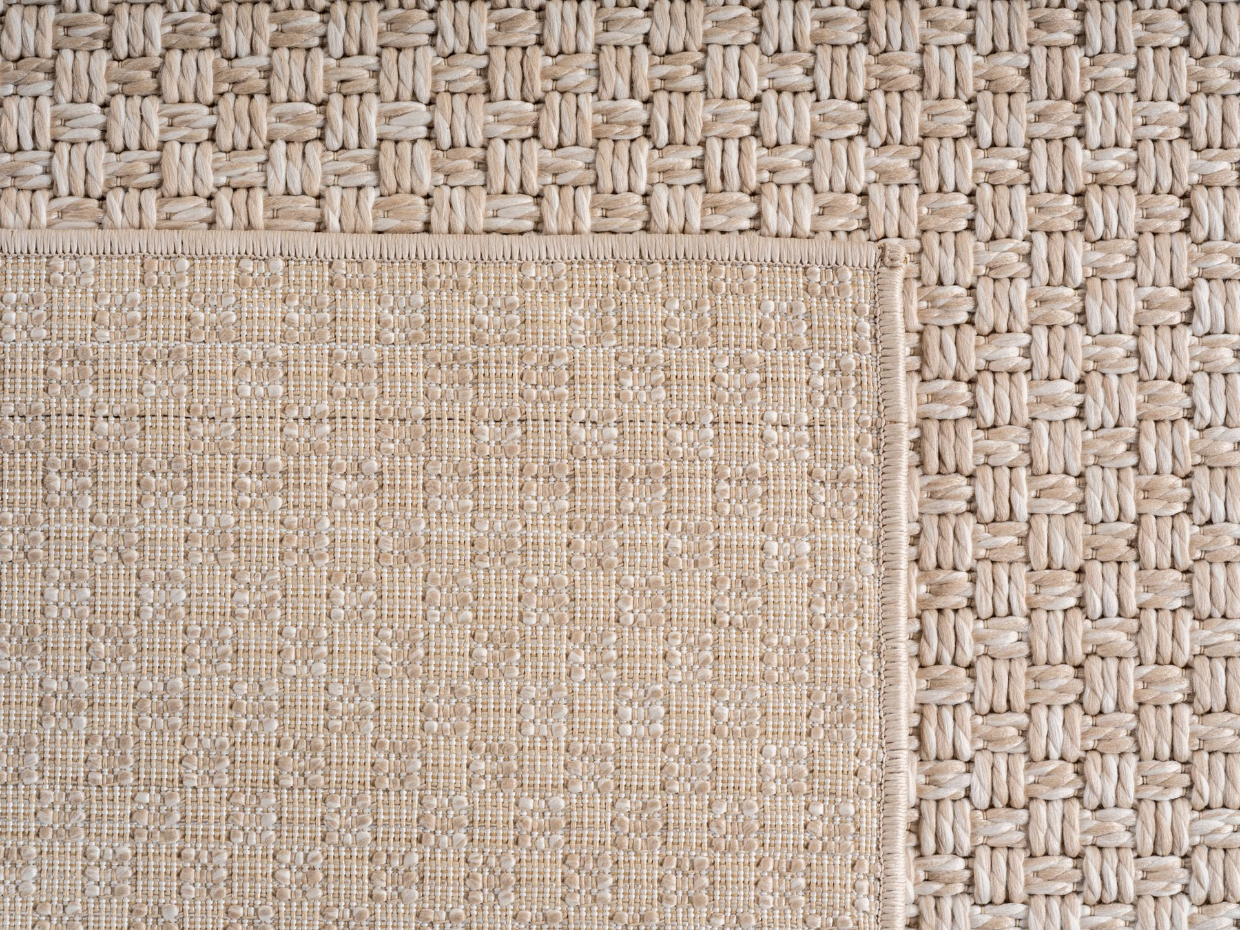 Tapis intérieur extérieur tissé à motif géométrique NEREA