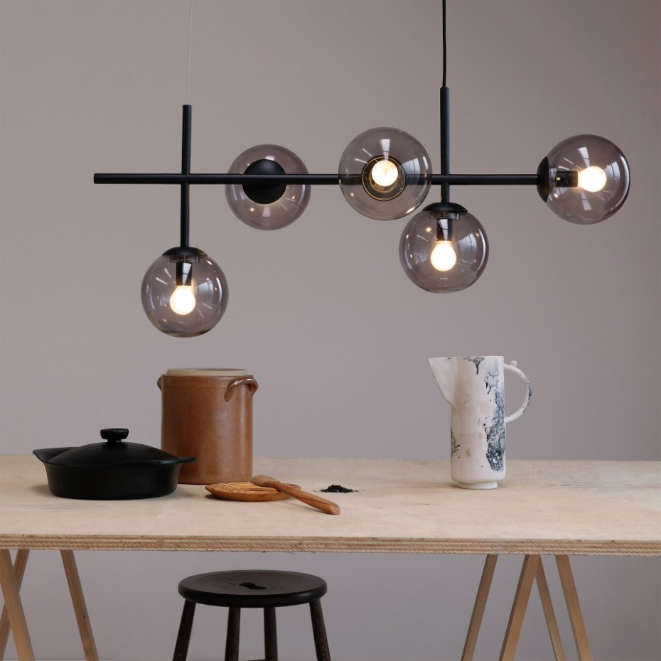 Suspension en Verre et Métal COMO