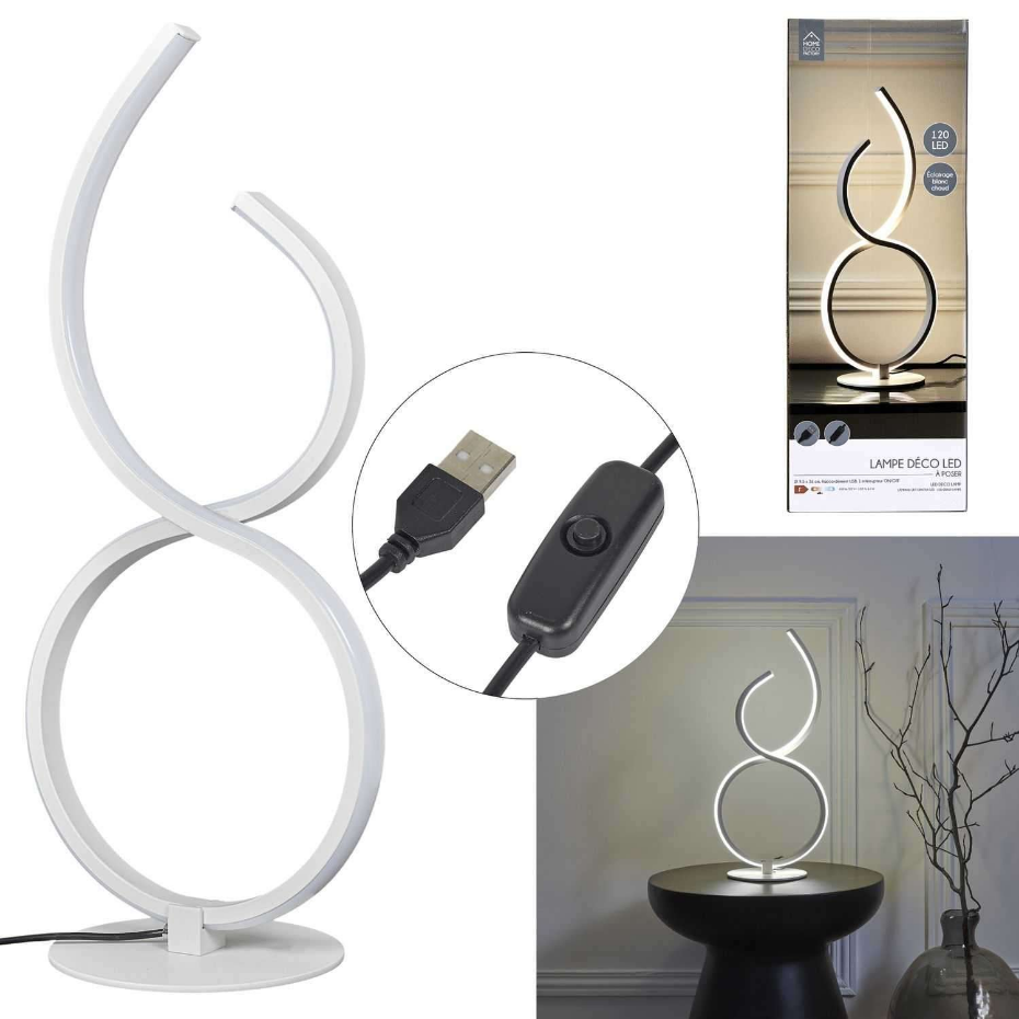 Lampe led design à poser