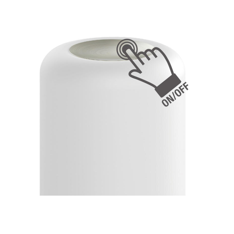 Lampe à poser en verre, BOMBO