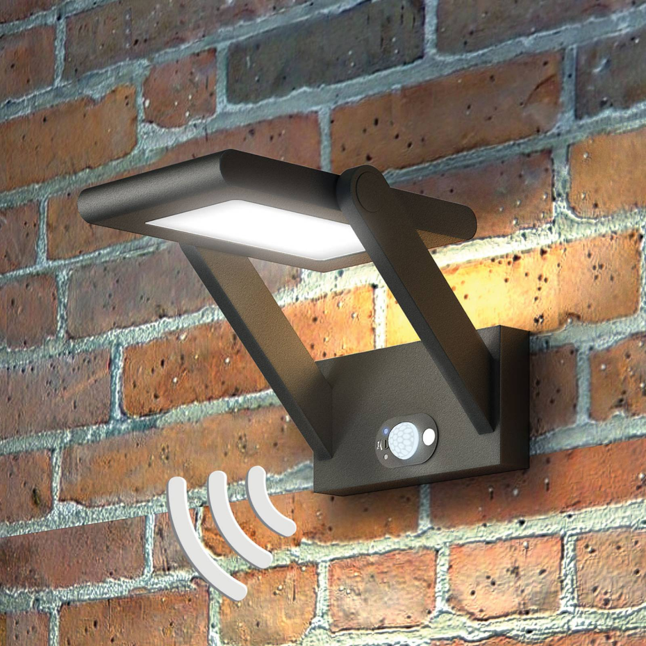 Lampe solaire extérieure en aluminiumLED