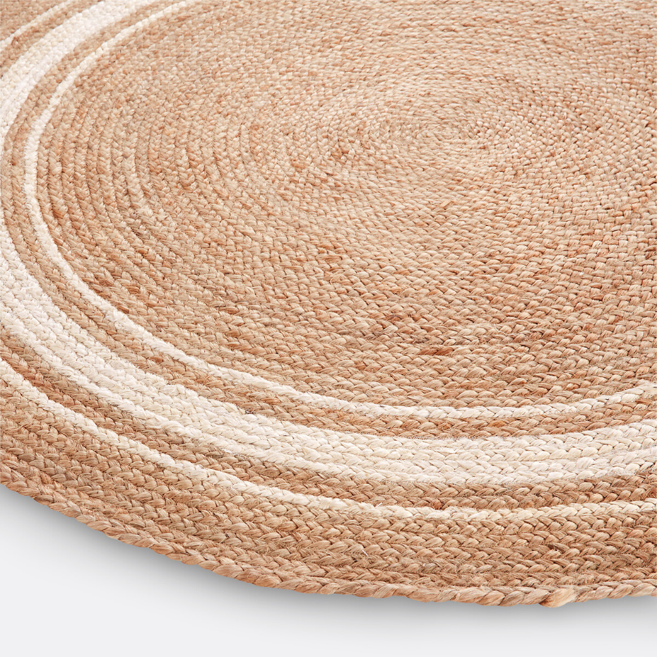 Tapis jute rond, Aftas