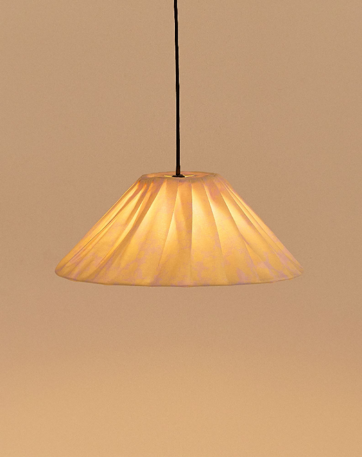 Abat-jour plissé pour suspension 50 cm Ava