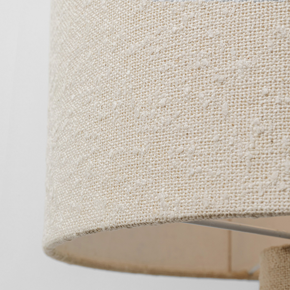 Lampadaire en lin bouclé 190cm, MARLEEN