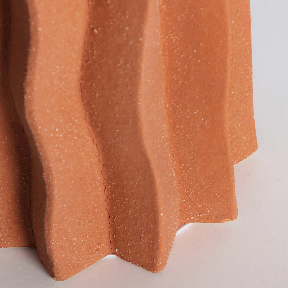Lampe de table en céramique terracotta style contemporain