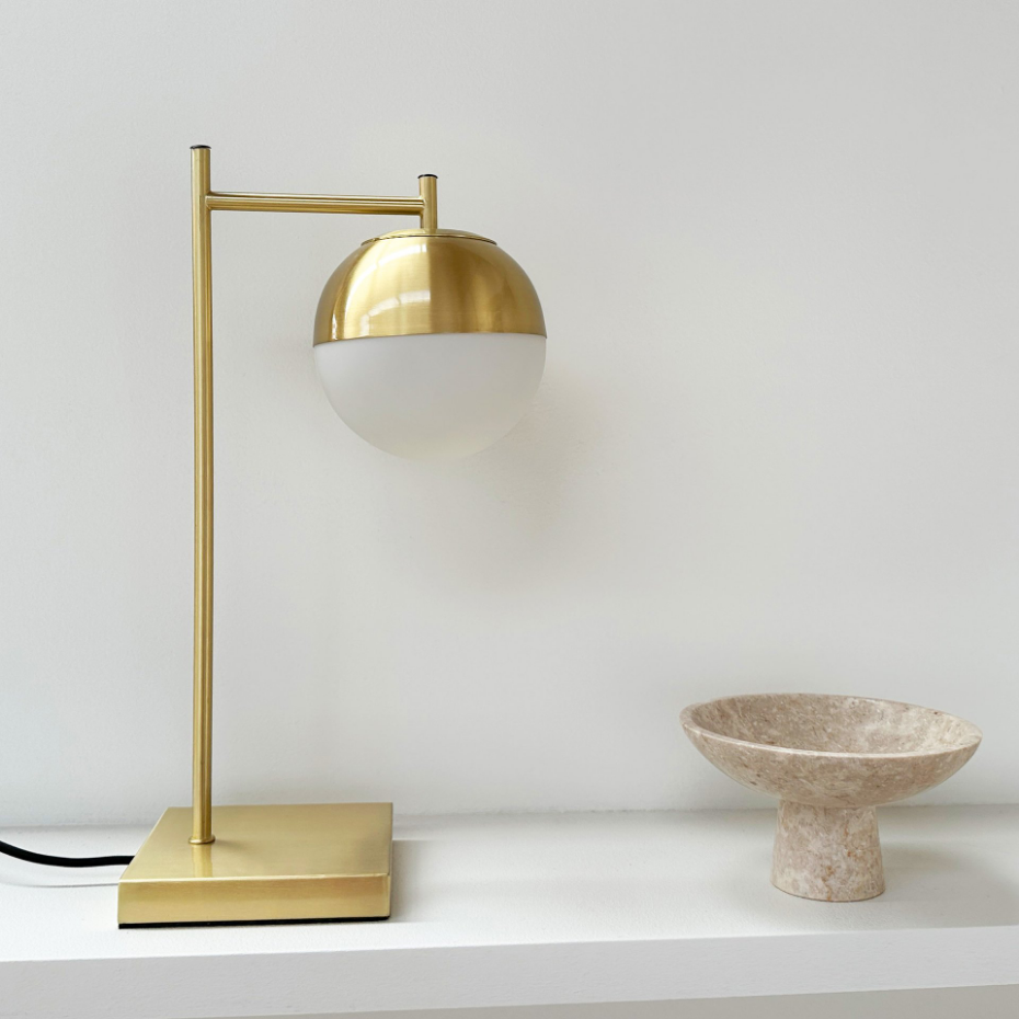 Lampe à poser en Métal brass Caen