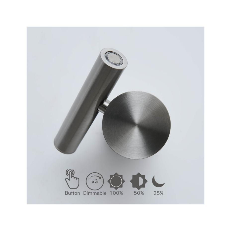 Applique liseuse chromée dimmable LED - ISÉVIA