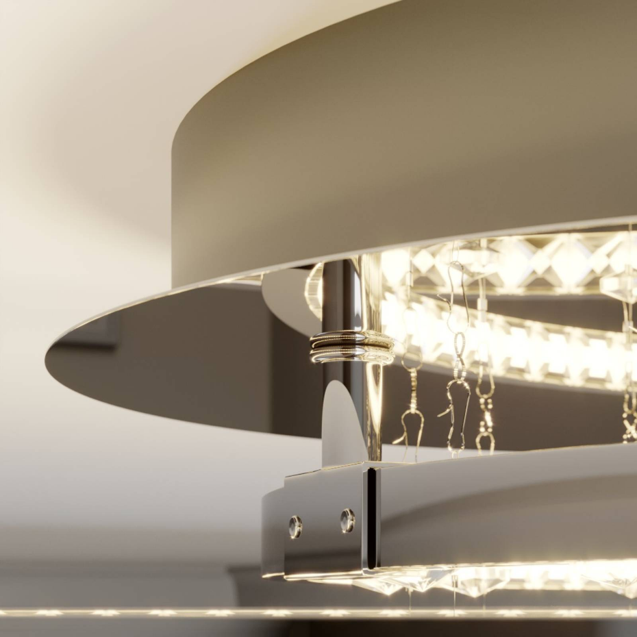 Plafonnier en métal moderneLED, Keely