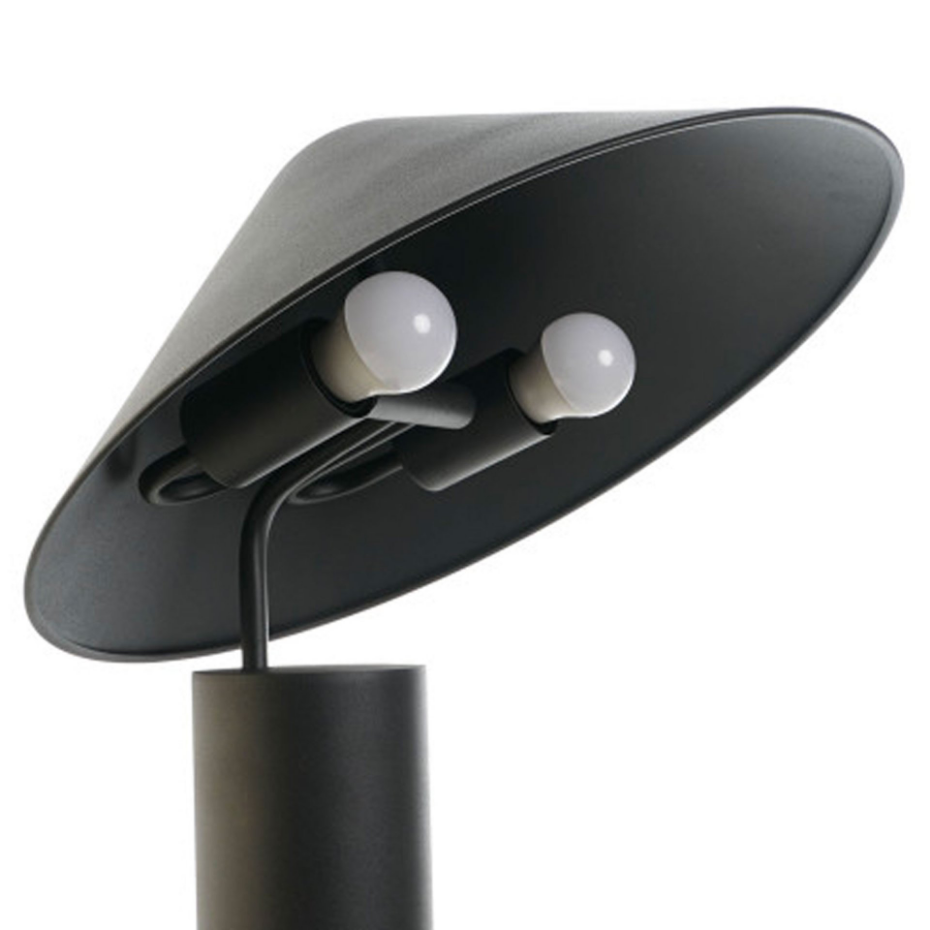 Lampe à poser rétro métal noir 39x39x45cm