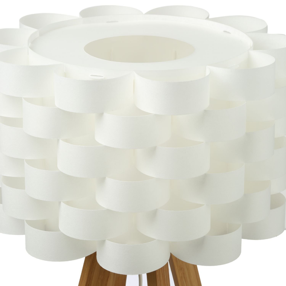 Lampe à poser en bambou Moki - H. 55 cm