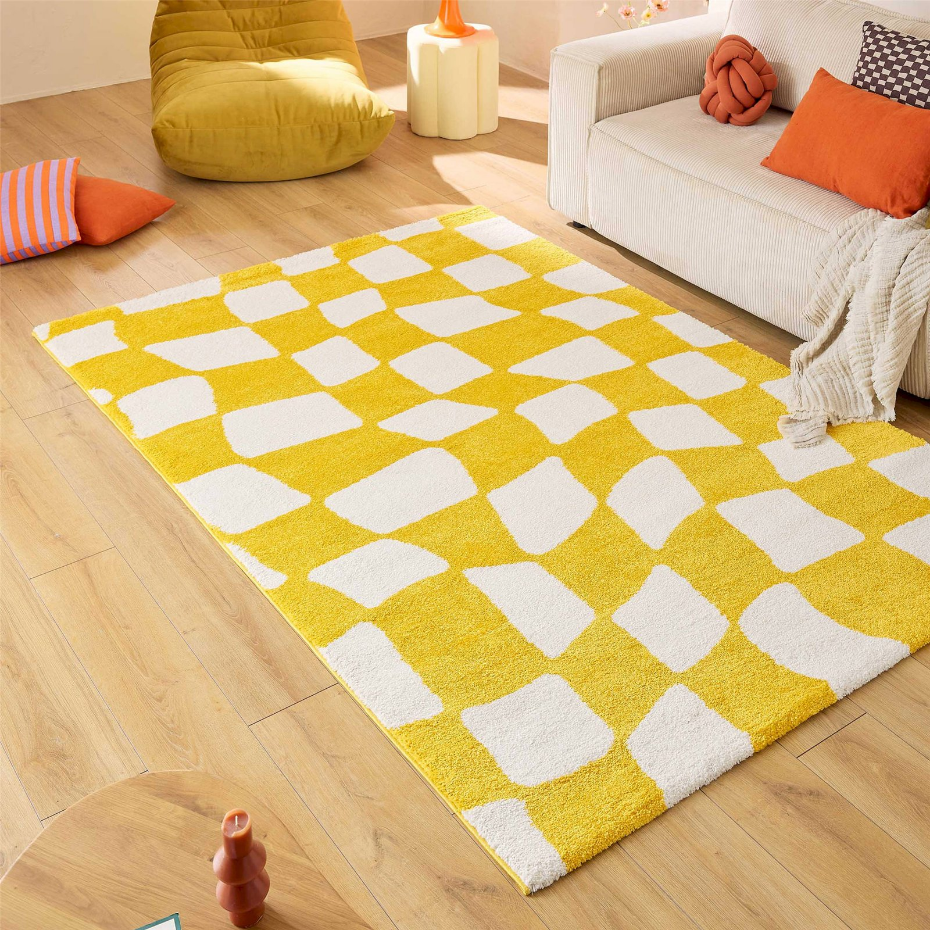 Tapis rectangulaire en polypropylène GROOVY