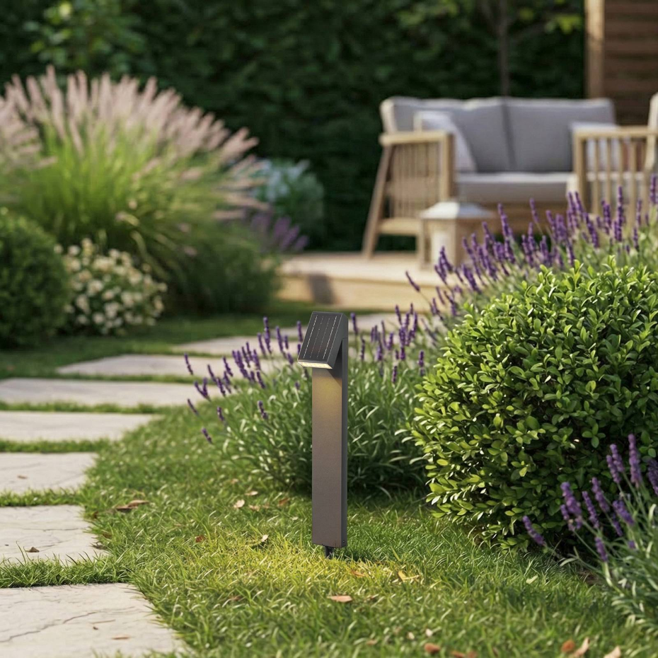 Lampe solaire en aluminium moderneLED