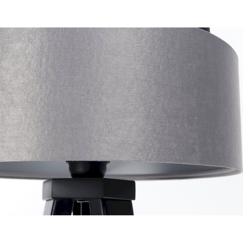Lampe à poser en tissu rond Duo ellegant