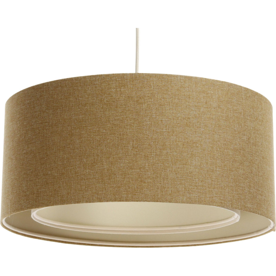 Suspension ronde en tissu Boho Elegant