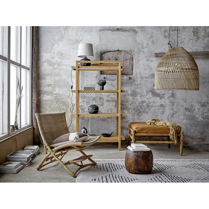 Lampe de table terre cuite lin  Matheo