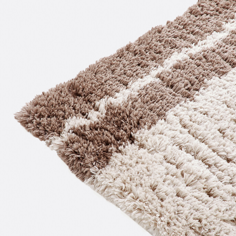 Tapis poils longs, motifs abstraits, Belsa
