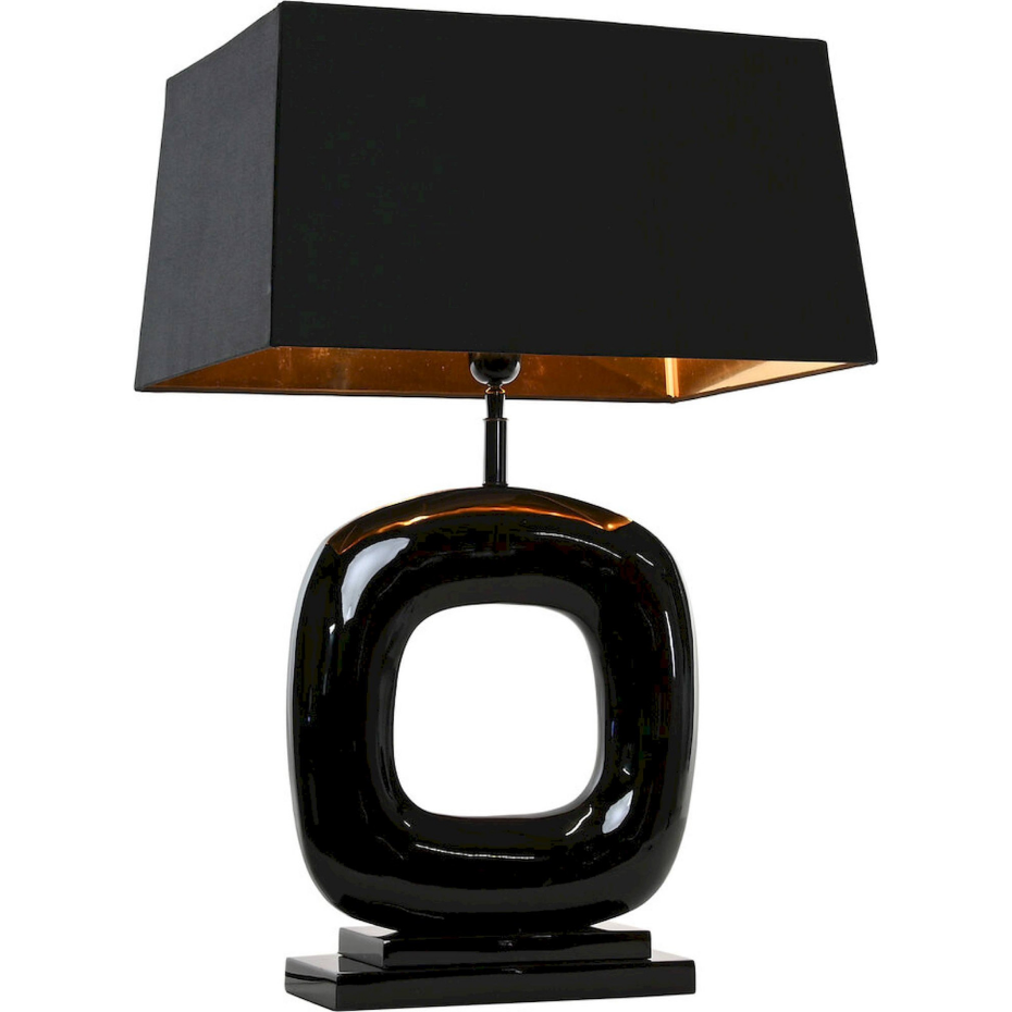 Lampe de chevet rectangulaire en acier Item Home India Lamps 1c25
