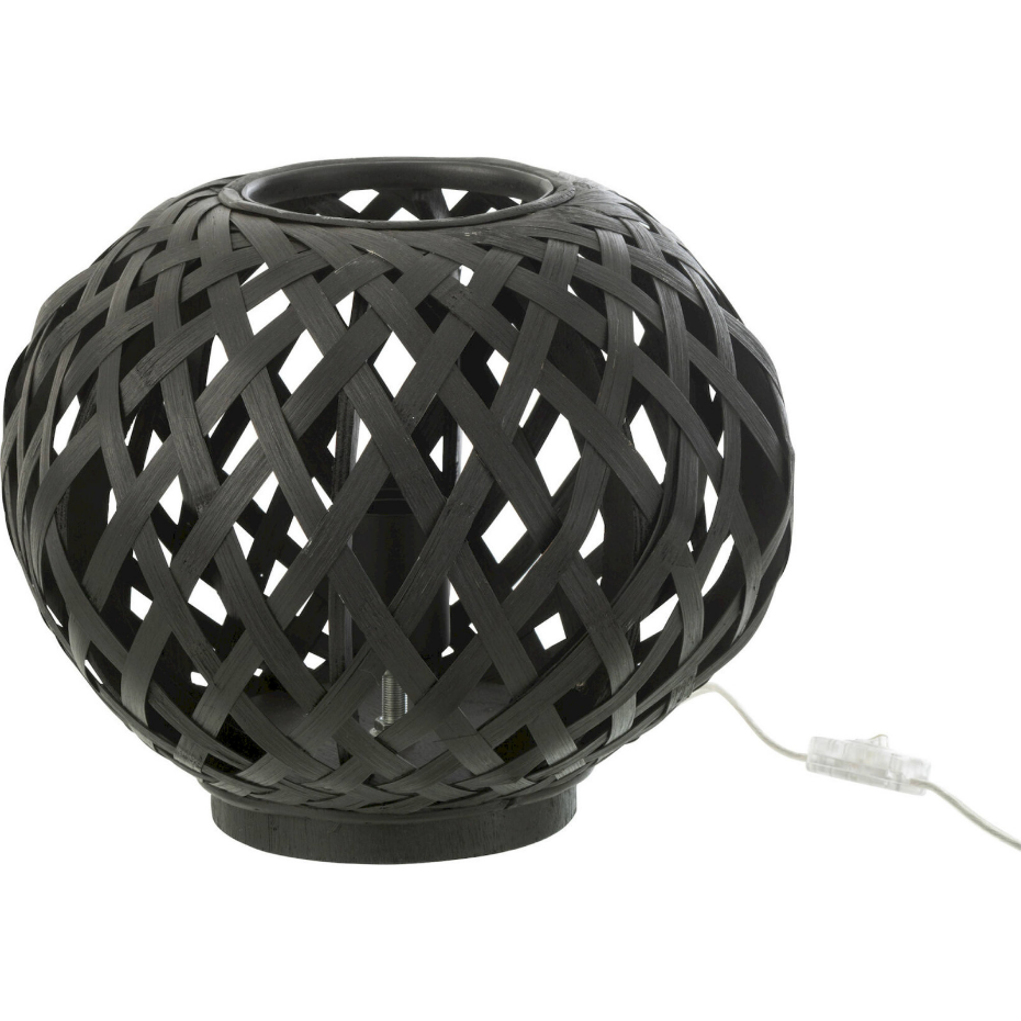 Lampe de table en bambou ovale